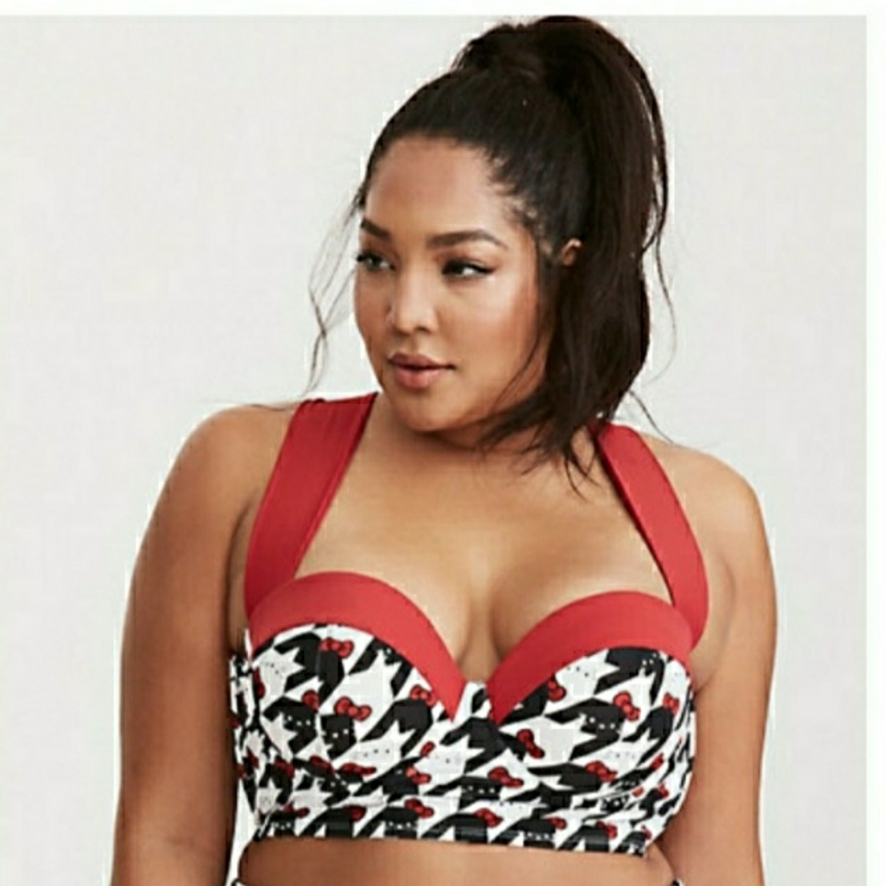 Torrid Hello Kitty bathing suit top